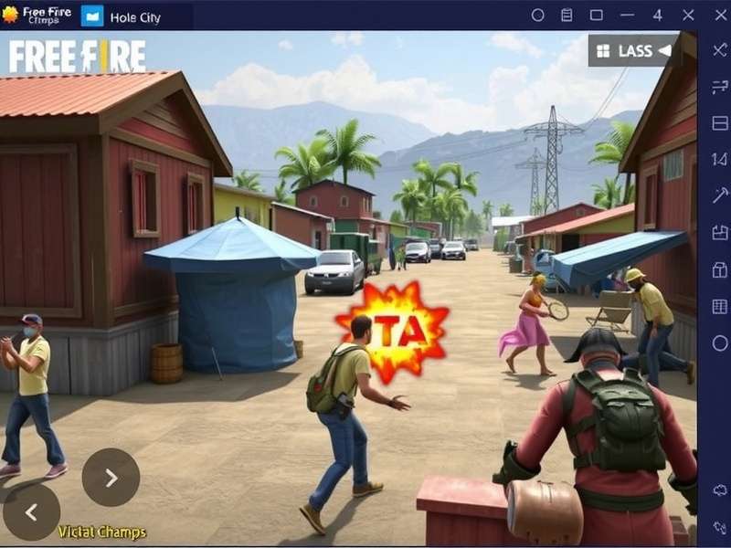 Free Fire Combat Champs Holi event gameplay